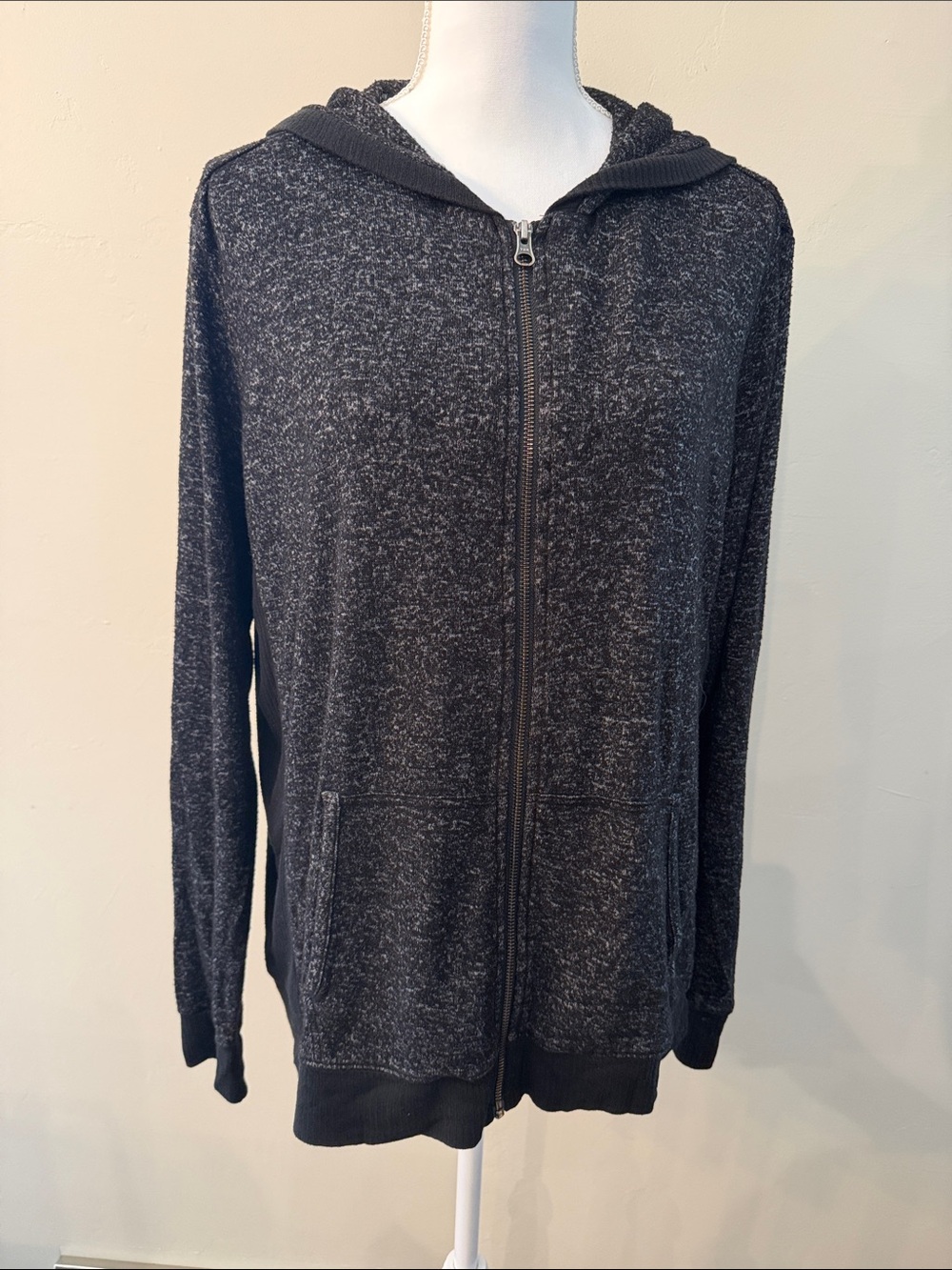 Market & Spruce Women's XXL Full Zip Lighter Weight Hoodie